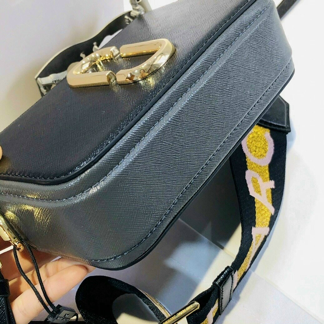 Túi đeo chéo nữ Marc Jacobs da thật màu đen | Túi xách Snapshot Camera bag mẫu mới nhất 4